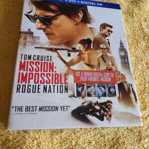 MISSION IMPOSSIBLE NEW SEALED ROGUE NATION BLU-RAY DVD MOVIE